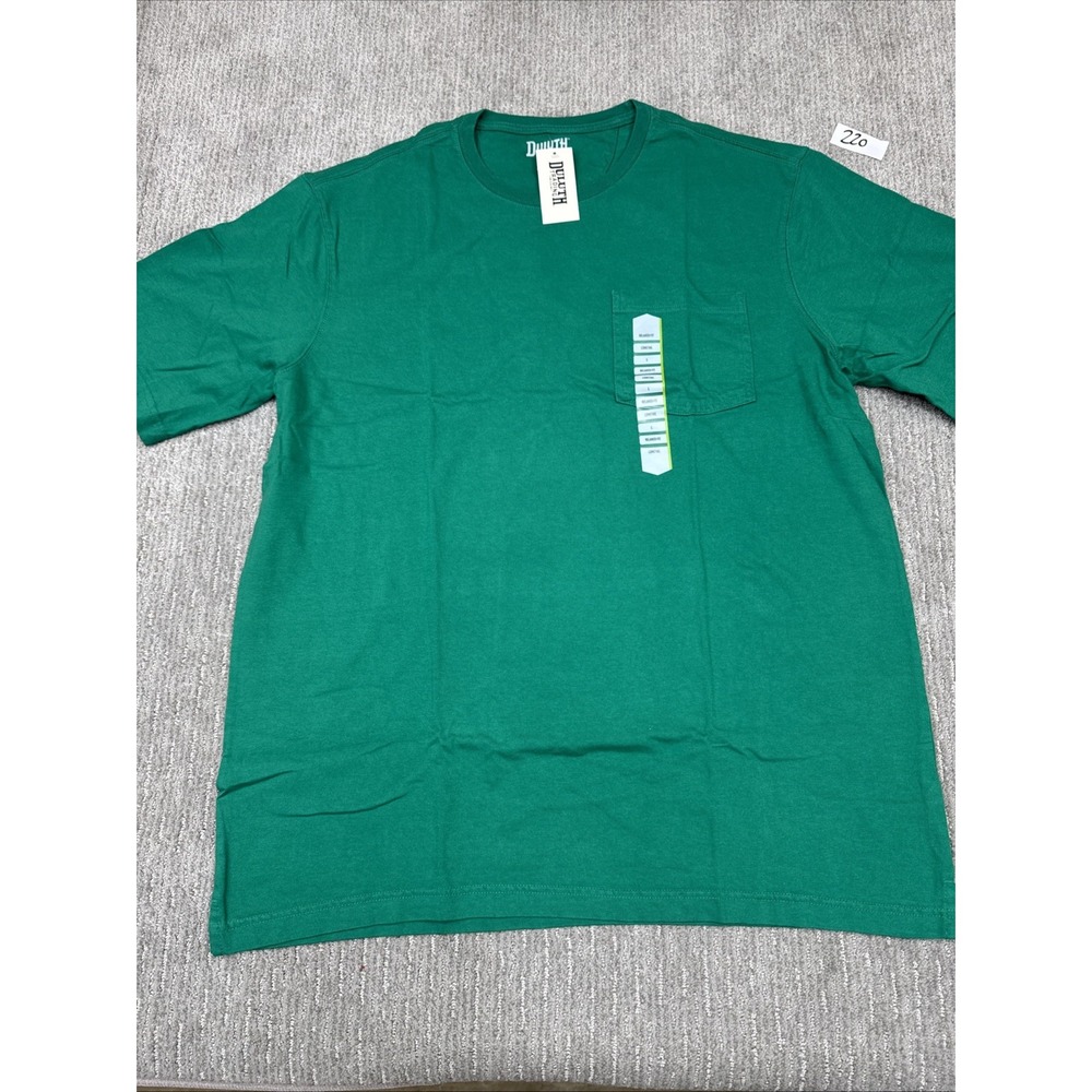 Duluth Size Large Relaxed Fit Long Tail Pocket T-Shirt Color REM #220 - Picture 7 of 11